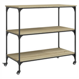 Kitchen Trolley Sonoma Oak 102x50x95 cm Engineered Wood