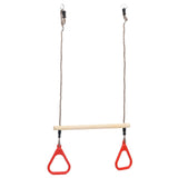 Trapeze Swing Bar with Rings