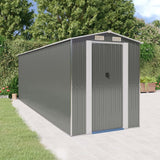 Garden Shed Green 192x108x223 cm Galvanised Steel