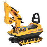 Ride On Excavator Toy Tractors Digger Movable Walker Construction Truck