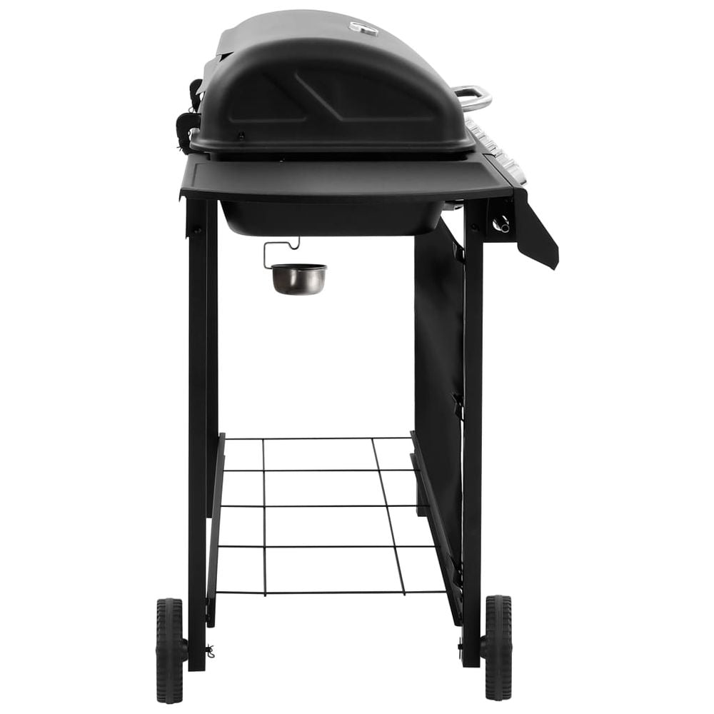 Gas BBQ Grill with 6 Burners Black (FR/BE/IT/UK/NL only)