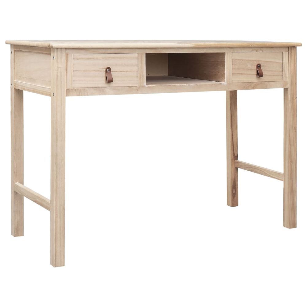 Writing Desk Grey 110x45x76 cm Wood