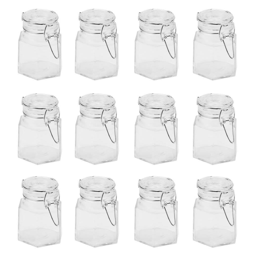 Hexagonal Spice Jars - Set of 12 | M&W