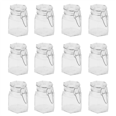 Hexagonal Spice Jars - Set of 12 | M&W