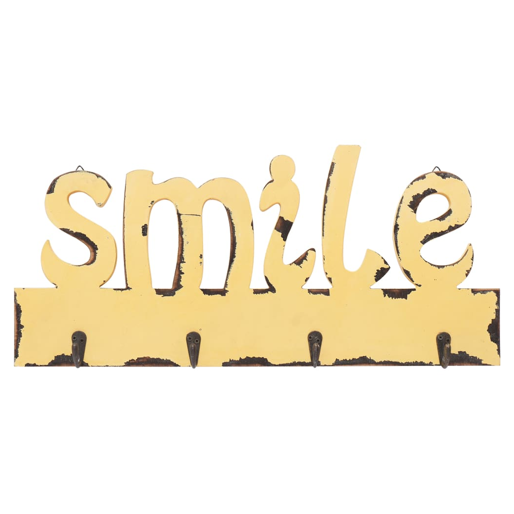 Wall Mounted Coat Rack SMILE 50x23 cm