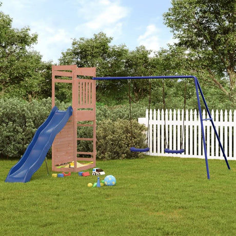 Outdoor Playset Solid Wood Pine