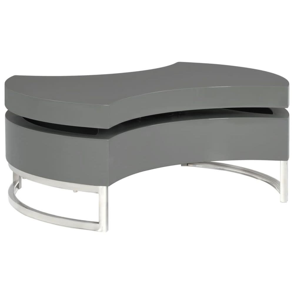 Coffee Table Shape-adjustable High Gloss White