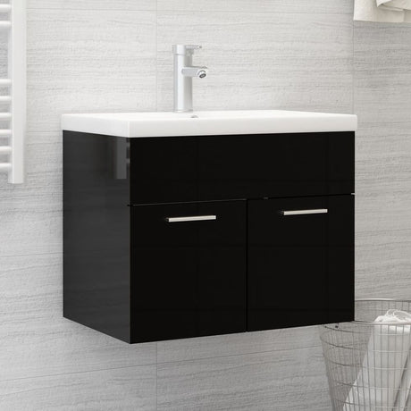 Sink Cabinet with Built-in Basin Chipboard