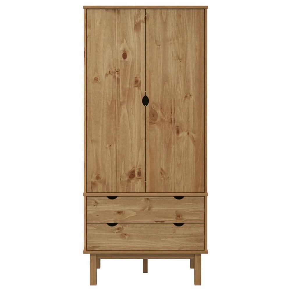 Wardrobe OTTA 76.5x53x172 cm Solid Wood Pine