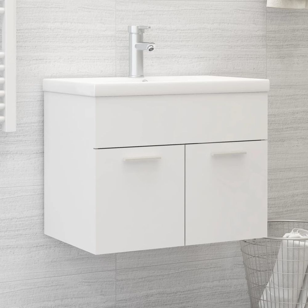 Sink Cabinet with Built-in Basin Chipboard