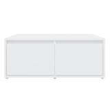 Coffee Table White 80x80x31 cm Engineered Wood