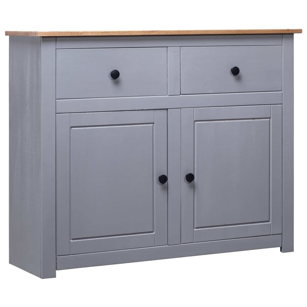 Sideboard 93x40x80 cm Solid Pinewood Panama Range