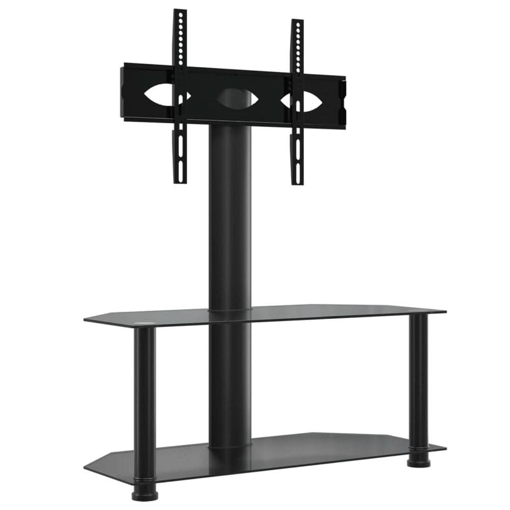 Corner TV Stand 2-Tiers for 32-70 Inch Black