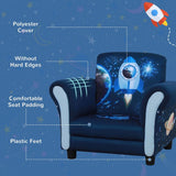 Child Armchair Kids Mini Sofa Chair with Armrest for 3-6 Years Old Blue