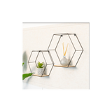 Set of 2 Hexagonal Wall Shelves - CHELF