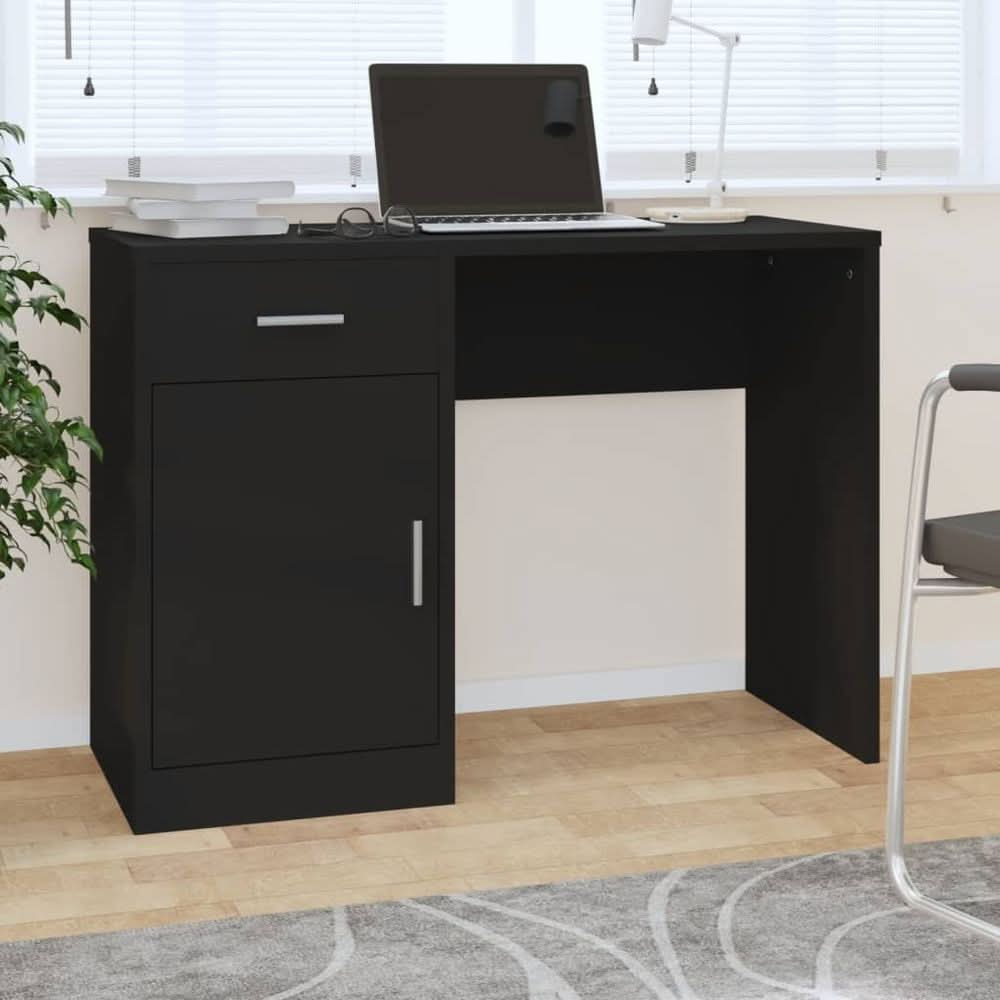 Desk with Drawer and Cabinet 100x40x73 cm