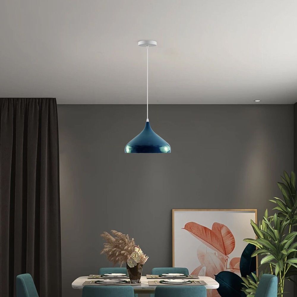 E27 Retro Modern Vintage Metal Ceiling Pendant Light Industrial Pendant Light Shade