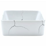 Countertop Basin White Rectangular 46x35.5x13 cm Ceramic