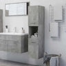 Bathroom Cabinet Smoked Oak 30x30x130 cm Engineered Wood