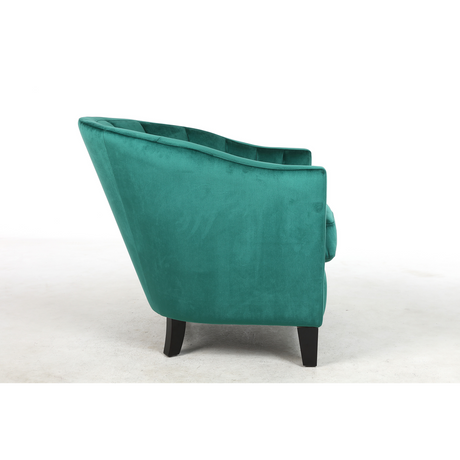 80CM SEAGRASS COLOUR VELVET ARMCHAIR