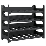 Wine Rack for 24 Bottles PP Stackable