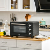 Mini Oven, 21L Grill, Toaster Timer, Baking Tray and Wire Rack, 1400W