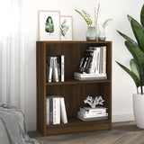 Bookshelf Smoked Oak 60x24x74.5 cm Engineered Wood