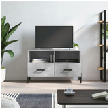 TV Cabinet Concrete Grey 80x36x50 cm Engineered Wood