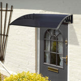 Tinted Door Canopy - Black