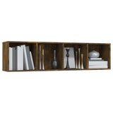 Book Cabinet/TV Cabinet Smoked Oak 143x30x36cm Engineered Wood