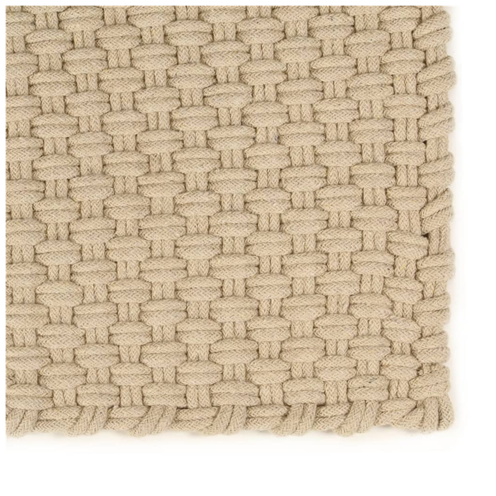 Rug Rectangular  80x160 cm to 200 x 300 cm Cotton