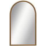 Wall Mirror, Arch Mirror for Wall Mounted, Home Decor, Brown