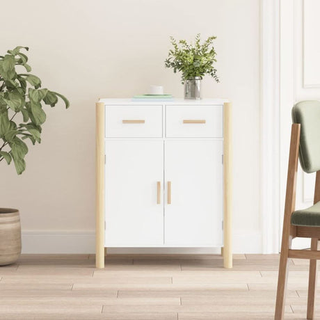 Sideboard White 62x38x75 cm Engineered Wood