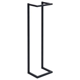 Wall Towel Rack Black & White Iron