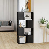 Book Cabinet Room Divider White 60x24x124.5 cm Engineered Wood