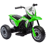 Honda CRF450RL Licensed 6V Kids Electric Motorbike with Horn - Green