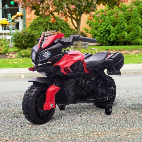 Kids 6V Electric Motorcycle Ride-On Toy Battery 18 - 48 months Red