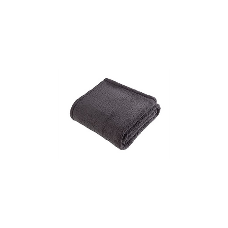 TEDDY FLEECE THROW CHARCOAL 125X150