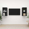 Wall-mounted TV Cabinets 2 pcs White Engineered Wood