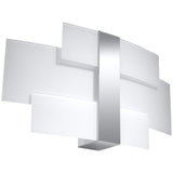 Wall lamp steel, glass Celia modern Design G9