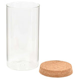 Storage Glass Jars with Cork Lid 6 pcs 1100 ml