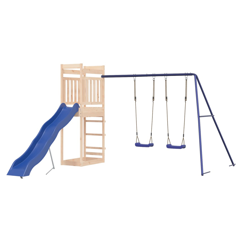 Outdoor Playset Solid Wood Pine