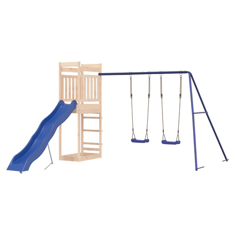 Outdoor Playset Solid Wood Pine