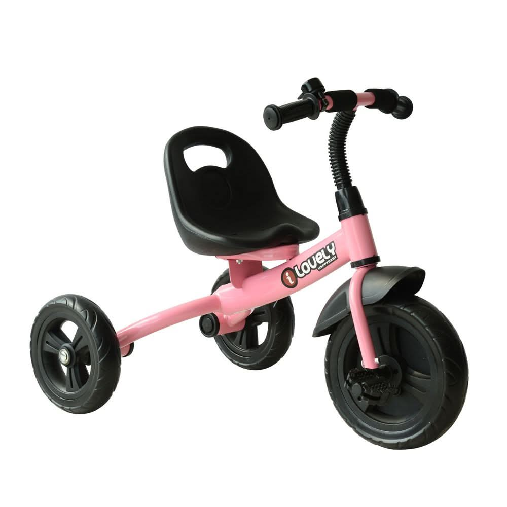 Baby Kids Children Toddler Tricycle Ride on Trike W/ 3 Wheels Pink