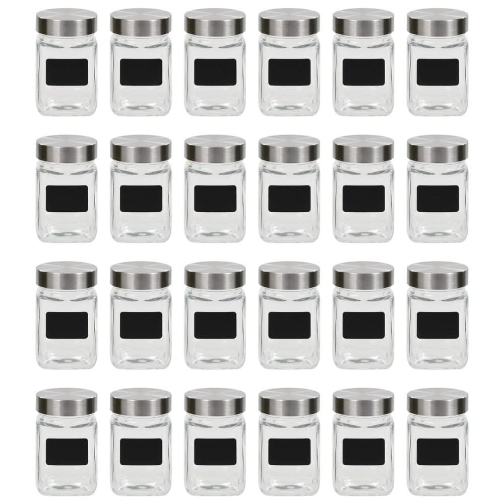 Storage Jars with Sticker 12 -24 pcs 300 ml