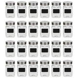 Storage Jars with Sticker 12 -24 pcs 300 ml