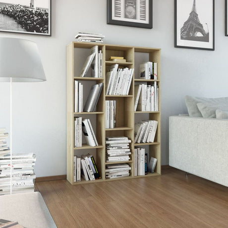 Room Divider/Book Cabinet White 100x24x140 cm Engineered Wood