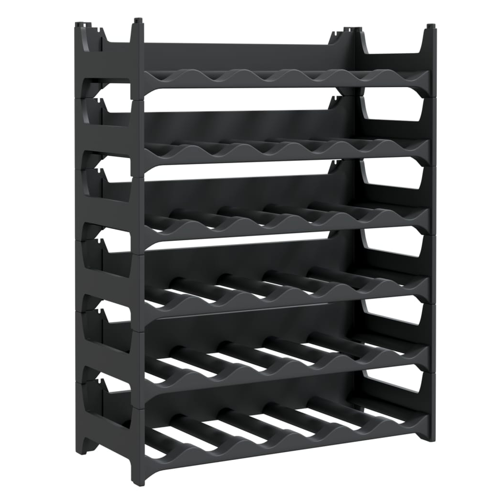 Wine Rack for 36 Bottles PP Stackable