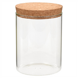 Storage Glass Jars with Cork Lid 6 pcs 650 ml