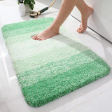 Olanly Large Bathroom Rug 60x150 Mat Shaggy Soft Absorbent Bath Rug Non Slip Machine Washable Bath Mat Bathroom Shower Foot Mats